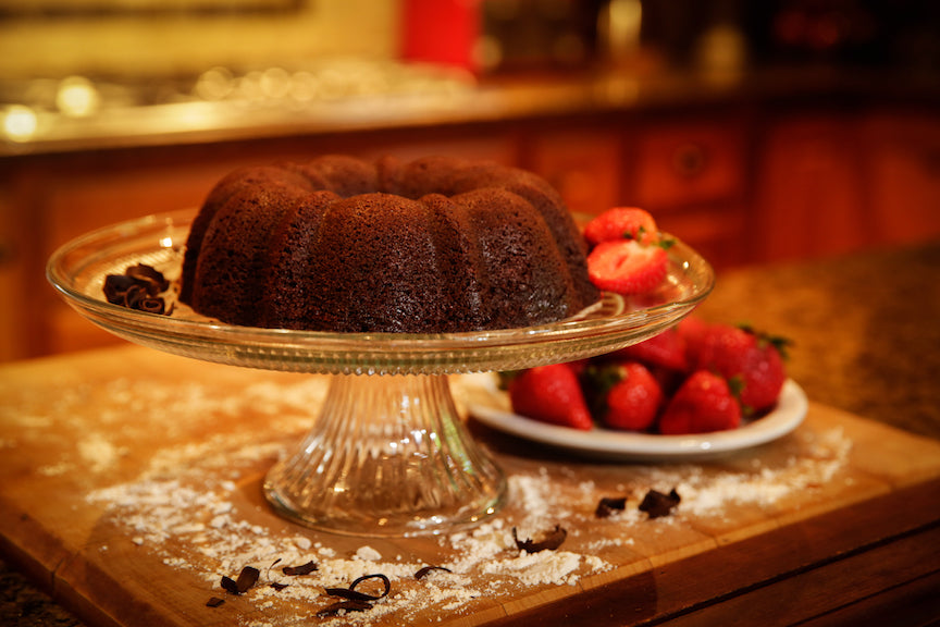 CHOCOLATE POUND CAKE